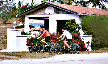 Two of the 4 mountain bikes at Sunrise Villa