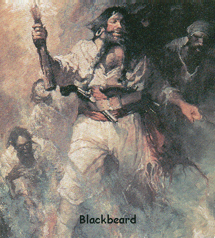 Painting of Blackbeard